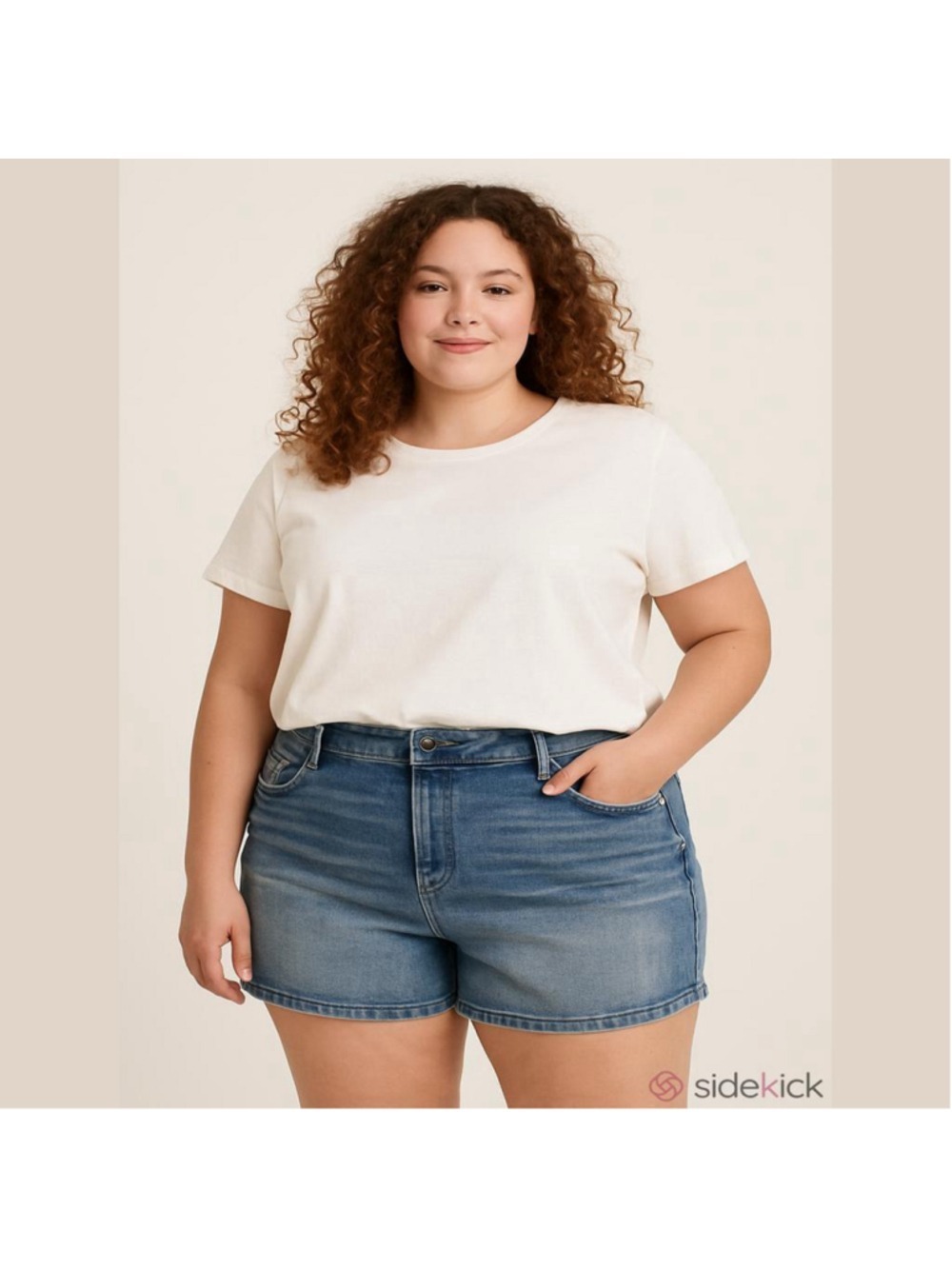 torrid feel the fit Denim Blue Women's Shorts size 26 NWT Karma Mini Hole